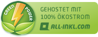 Webhosting mit 100% Ökostrom